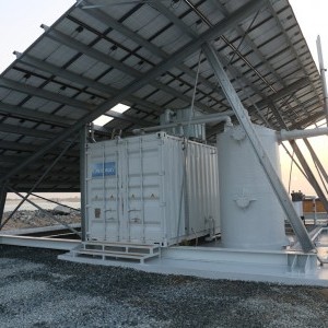 Solar desalination plant OSMOSUN Abu Dhabi (United Arab Emirates)