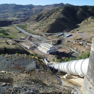 New hydro-electric power plant of Tanafnit (Marocco)
